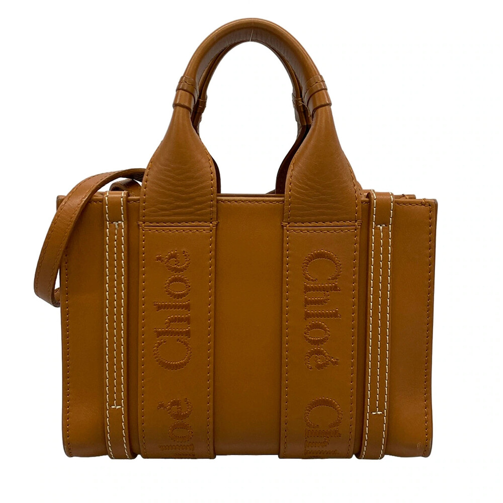 Chloe Brown Calf Leather Tote Bag #363157C10B